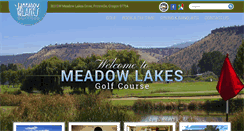 Desktop Screenshot of meadowlakesgc.com